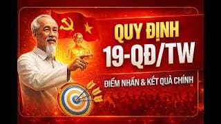  Quy định 19-QĐ/TW: Những điểm cốt lõi cần nắm vững